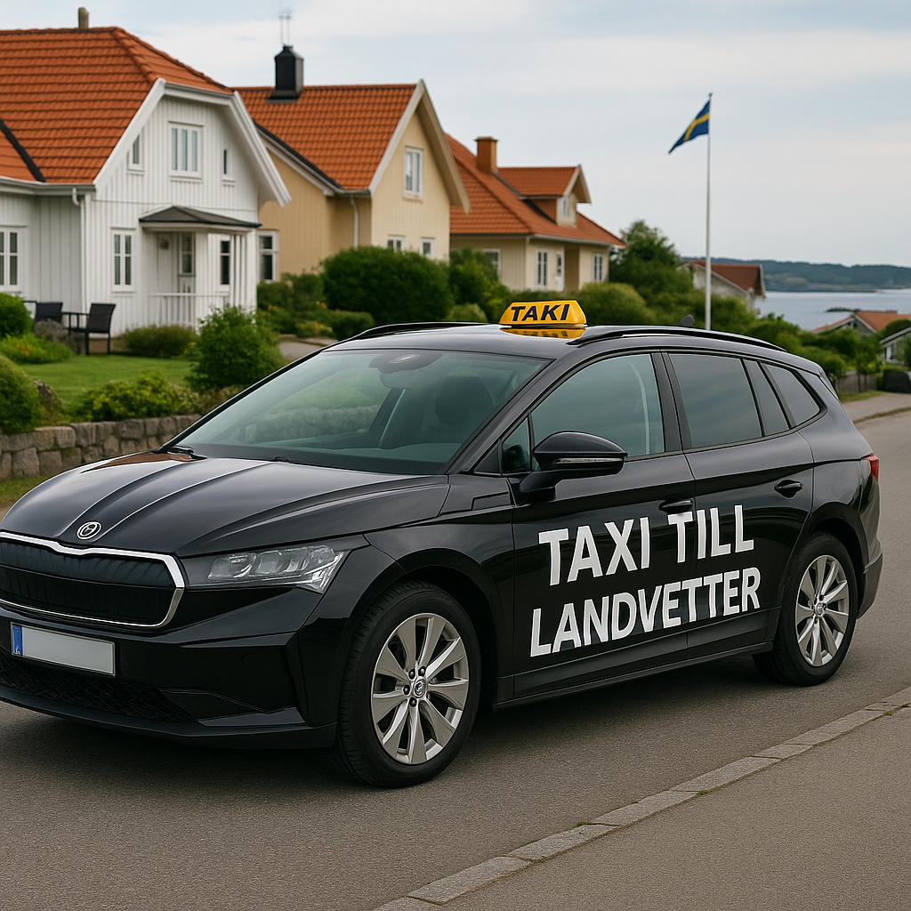 Taxi i Åsa, Onsala & Särö – Till Landvetter med fast pris & företagsfaktura